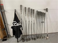 Taylor made men’s left-handed golf clubs