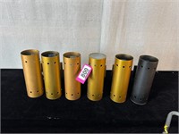 6pc Cylindrical Wall Sconce Lighting