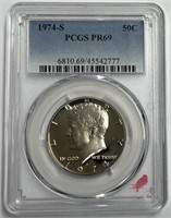 1974-S PCGS PR69 Kennedy Half Dollar