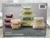 Clearlock 24 Piece Container Set (pre Owned)