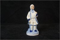 Victorian Man IN Blue and White