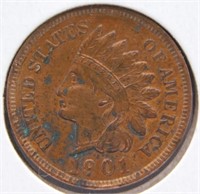 1901 Indian Cent, UNC.