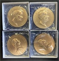 4 Presidential Medals US Mint