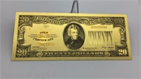 U.S. Collectible Gold Banknote