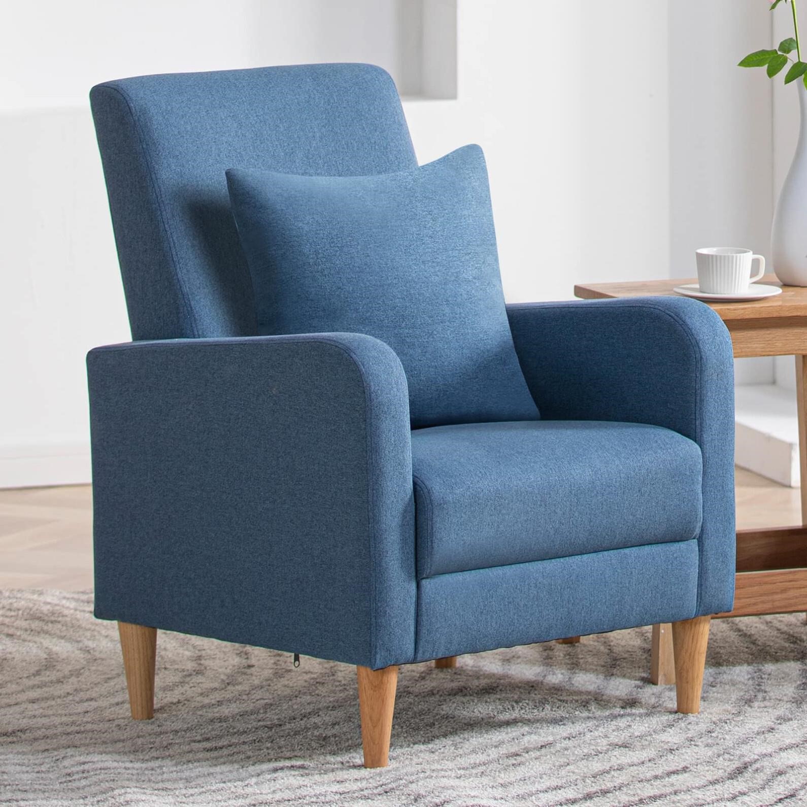 COLAMY Modern Upholstered Accent Chair Armchair wi