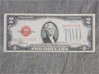 1928 $2 Red Seal Note- NICE ONE