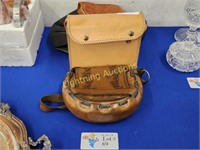 FOUR LADIES LEATHER PURSES