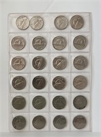 Canada 5 Cents Collection 1965-1989