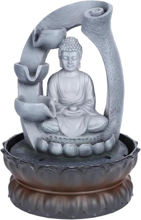 Buddha Tabletop Waterfall Fountain - READ DESCRIPT