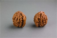 2 PC Chinese Old Natural Walnut