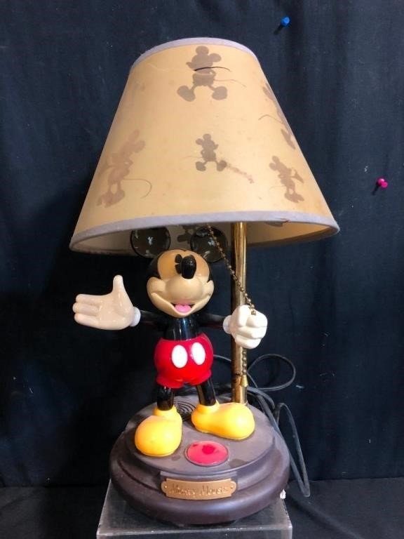 Vintage Mickey Mouse Lamp