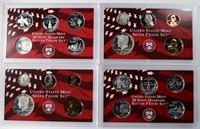 (2) 2000 United States Mint Silver Proof Set.