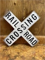 Hobby lobby railroad crossing sign