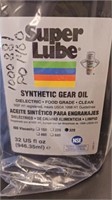 2 Qrts Super Lube  Synthetic Gear Oil