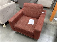 Xavier Decorative Burgundy Fabric Chair