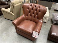 Maestro Chesterfield Brown Leather Chair