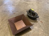 Cast Iron Humidifier & Copper Bowl