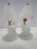 Vintage Glass Lamps and Lampshades