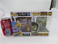 2 figurines Funko Pop, Marvel