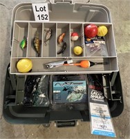 Tackle Box with Lures and Supplies