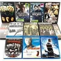 Lot de 25 DVD et Blu-Ray variés