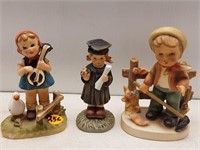 BERTA HUMMEL-ERICK STAUFFER&FAUX HUMMEL FIGURINES