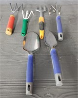 Variety of Garden Hand Tools