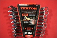 *New Tekton Metric Wrench Set 9 Wrenches 8mm-16mm
