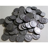 (100) Buffalo Nickels- Avg. Circ. Various Dates