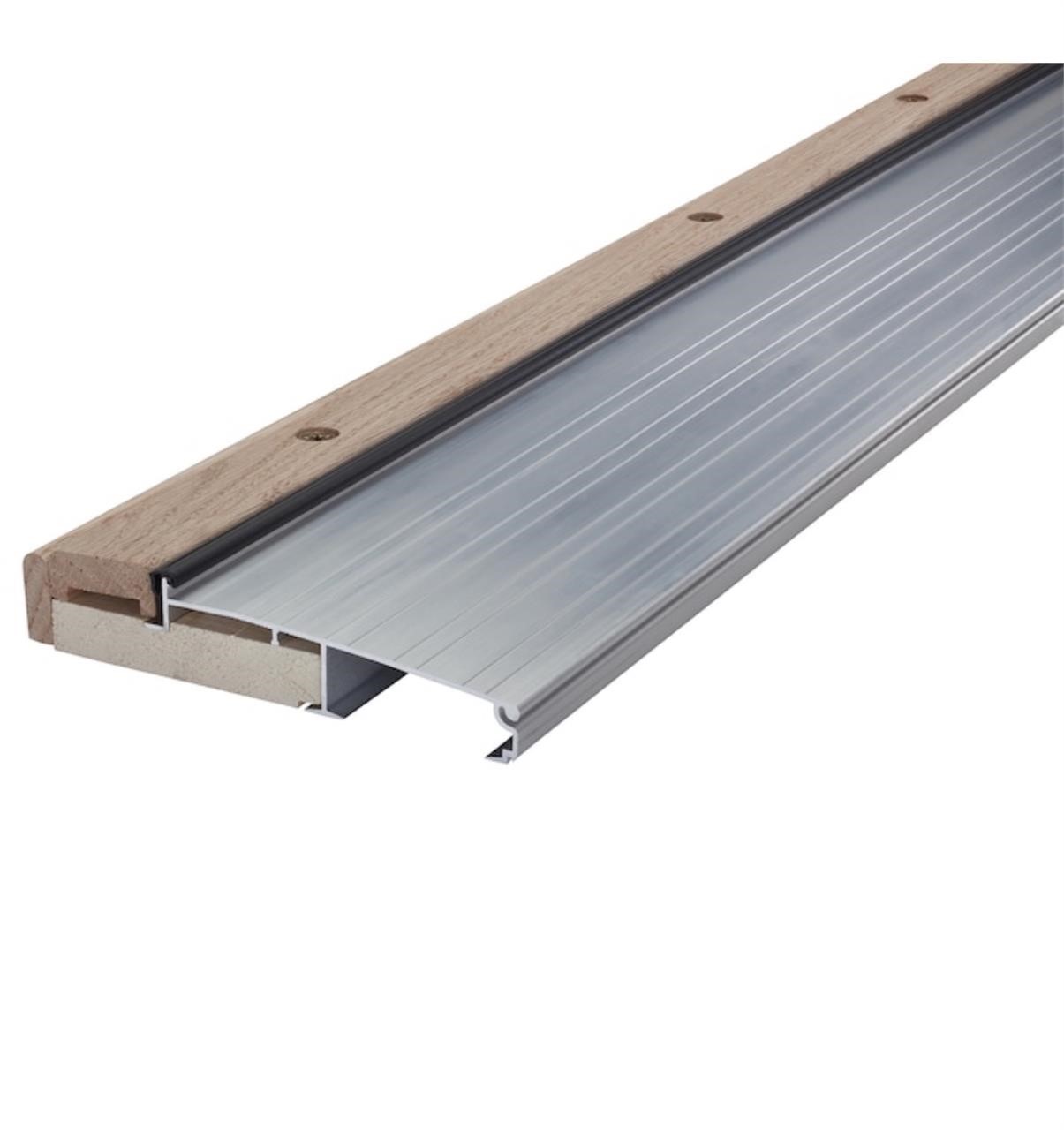 M-D 36-in x 5.625-in Aluminum/Wood Door Threshold