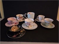 Vintage Tea Cup & Saucer Lot Royal Albert & More