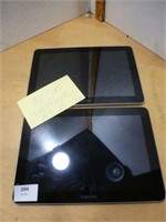 2 Samsung Tablets No Power Cord - AS IS, Untested