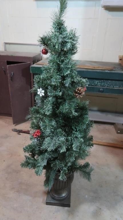 54" Decorative Christmas Tree in Pot