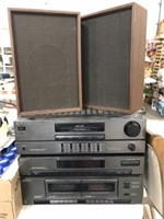 SONY STEREO EQUIP AND SPEAKERS