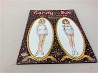 Vintage Whitman Sandy & Sue Paper Dolls