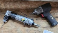 PNEUMATIC IMPACT AND ANGLE DRILL