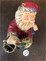 Ornament Santa gift or coal scale as pictured