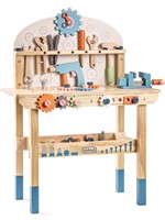 ROBUD Large Wooden Play Tool Workbench Set for Kid