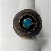 Native American Turquoise Ring Size 6 1/2