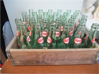 Wooden Pepsi Crate with Dr Pepper Bottles