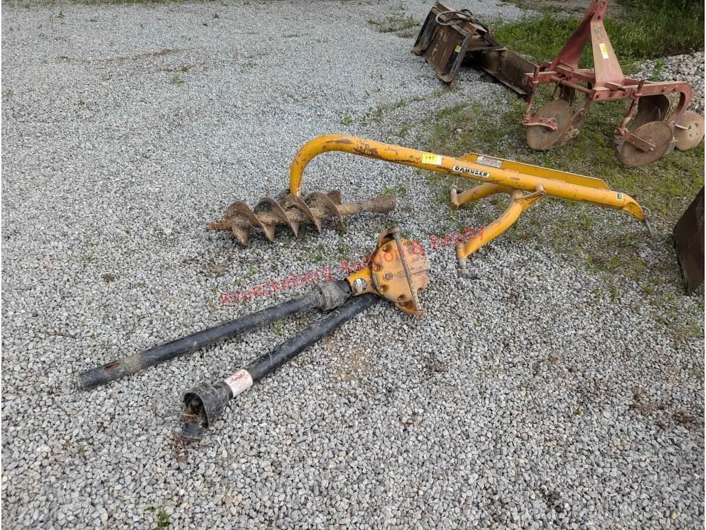 Danuser Digger 3pt Auger w/ 9" Bit