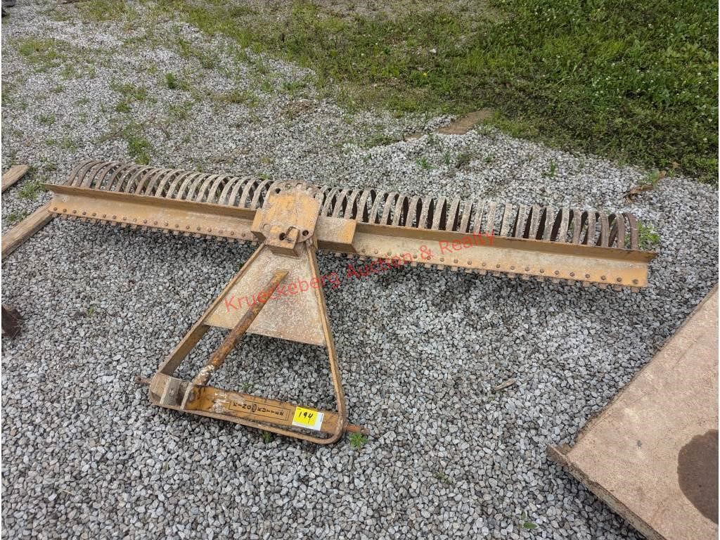 8' King Kutter Landscape Rake