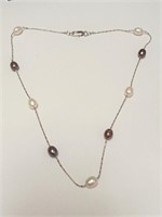 $150 Silver Freshwater Pearl Necklace