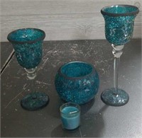 (3) Candle Holders