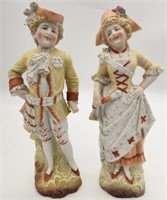 Antique Bisque 18th Century Couple Likely German