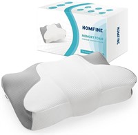 HOMFINE Cervical Memory Foam Pillow - Ergonomic