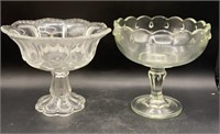 EAPG Compote & VTG Indiana Glass Compote