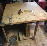 Home Made Fold Away Work Table