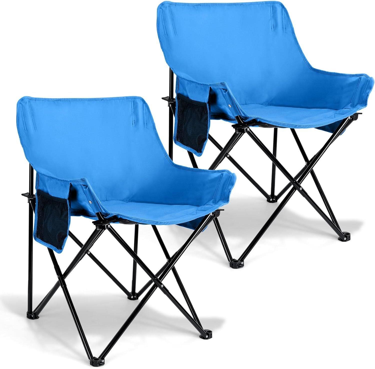 Leonyo 2 Pack Oversized Folding Camping Chairs
