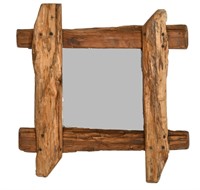 Mountain Studios Teak Lodge Wall Mirror